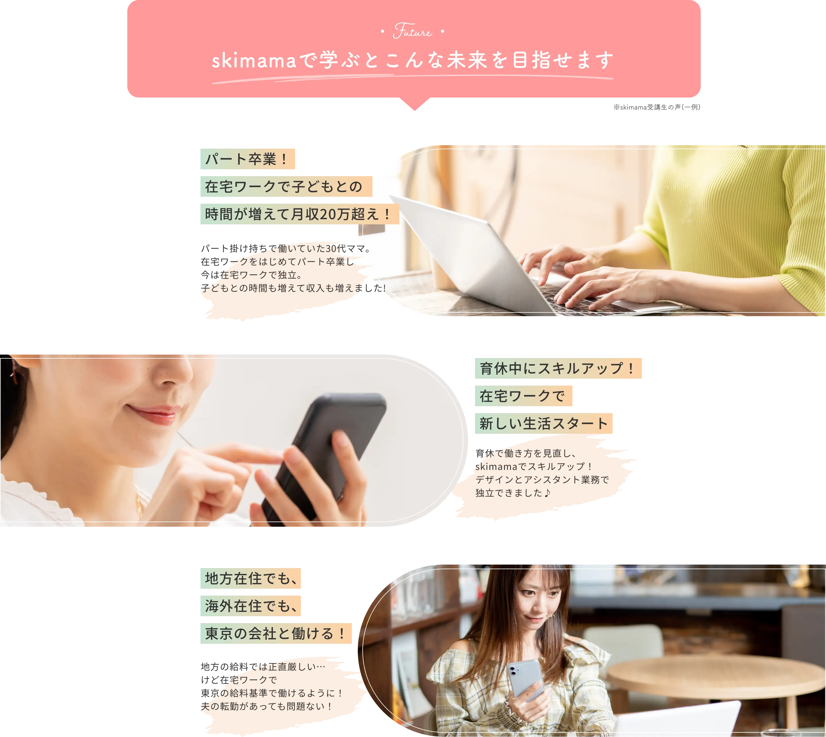 実際にこんなことができるようになります!